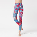 Floral leggings líkamsþjálfun